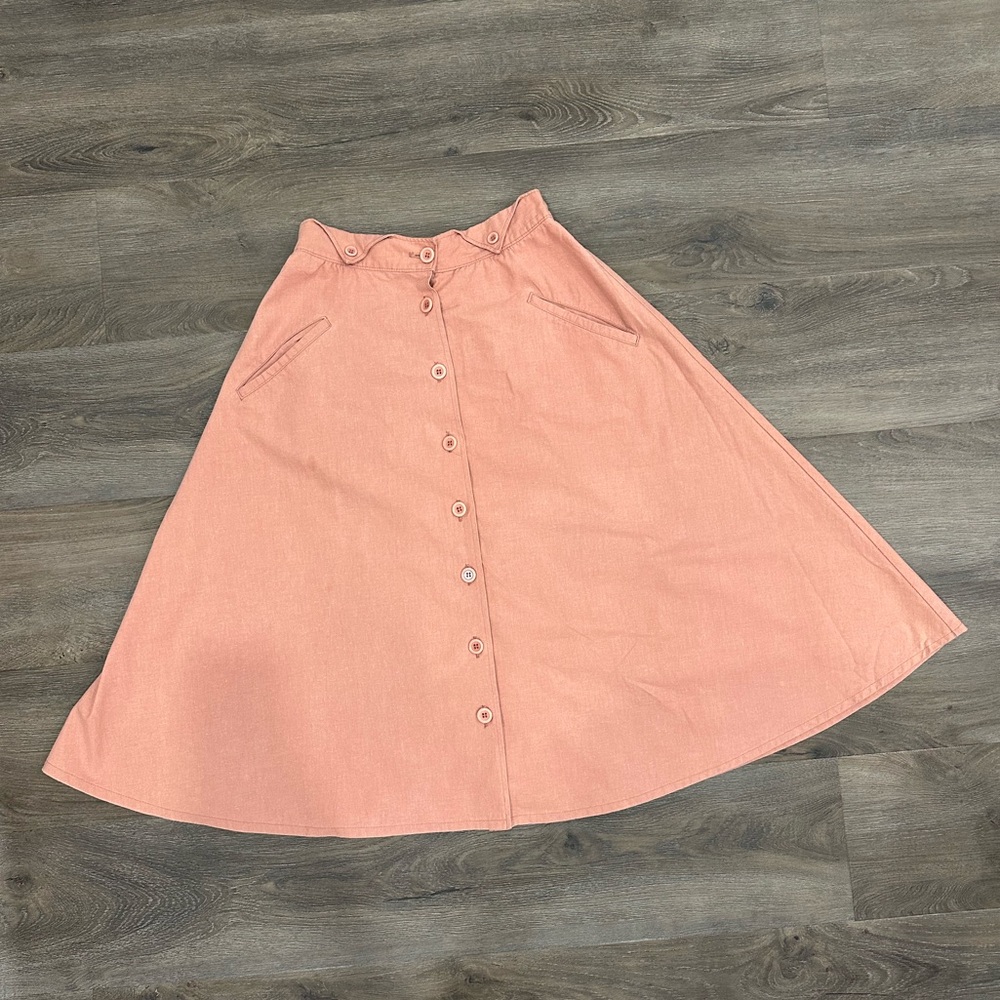 Stunning Salmon Summer Skirt